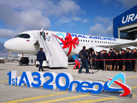 "Ural Airlines" lidera por kilómetros volados en Airbus A320neo en 2019