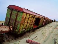 Un vagón no comercial desde los Urales