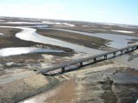 Gazprom ha construido el puente polar más largo del mundo 